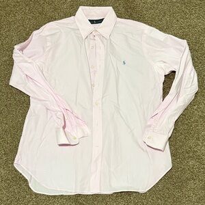 Ralph Lauren Men's Light Pink Dress Shirt